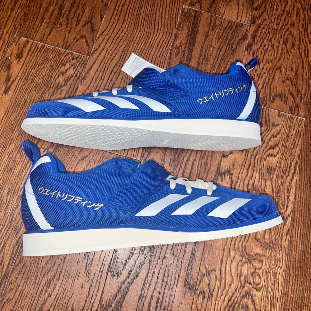 Adidas Powerlift 4 Royal Blue Weightlifting EG5176 Tokyo Japan Sneakers Size 15